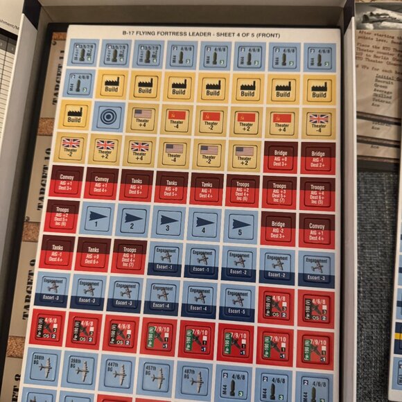 B-17 Flying Fortress Leader (open, unpunched) DVG Games & Draco Ideas - Picture 13 of 16